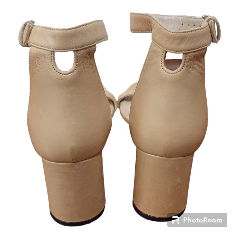 STUART WEITZMAN THE 75LESSNUDIST SANDAL ADOBE BEIGE SIZE 4,5 $398 - Picture 7 of 11